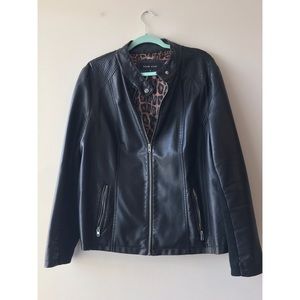 Faux Leather Jacket